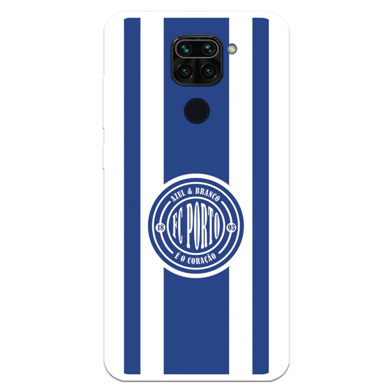 Funda para Xiaomi Redmi Note 9 del Fútbol Club Oporto Escudo Escudo y Rayas  - Licencia Oficial Fútbol Club Oporto