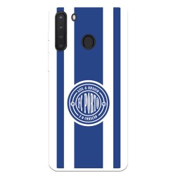 Funda para Samsung Galaxy A21 del Fútbol Club Oporto Escudo Escudo y Rayas  - Licencia Oficial Fútbol Club Oporto