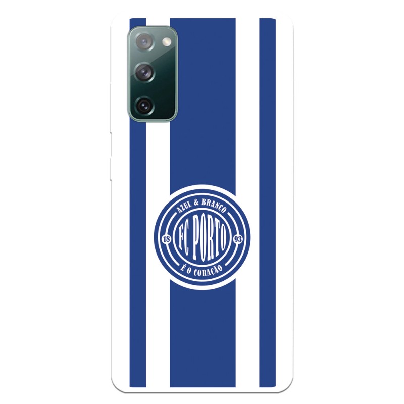 Funda para Samsung Galaxy S20 FE del Fútbol Club Oporto Escudo Escudo y Rayas  - Licencia Oficial Fútbol Club Oporto