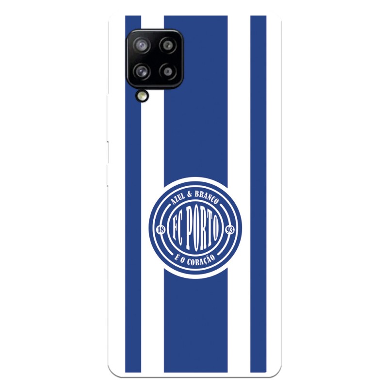 Funda para Samsung Galaxy A42 5G del Fútbol Club Oporto Escudo Escudo y Rayas  - Licencia Oficial Fútbol Club Oporto