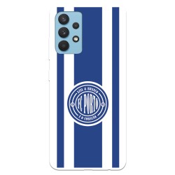 Funda para Samsung Galaxy A32 4G del Fútbol Club Oporto Escudo Escudo y Rayas  - Licencia Oficial Fútbol Club Oporto