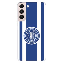 Funda para Samsung Galaxy S22 del Fútbol Club Oporto Escudo Escudo y Rayas  - Licencia Oficial Fútbol Club Oporto