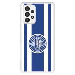 Funda para Samsung Galaxy A73 5G del Fútbol Club Oporto Escudo Escudo y Rayas  - Licencia Oficial Fútbol Club Oporto