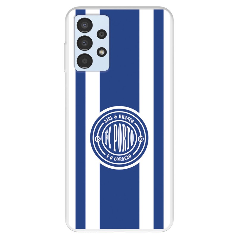 Funda para Samsung Galaxy A13 4G del Fútbol Club Oporto Escudo Escudo y Rayas  - Licencia Oficial Fútbol Club Oporto