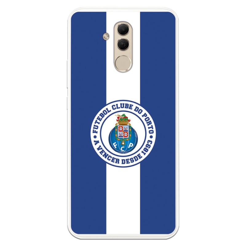 Funda para Huawei Mate 20 Lite del Fútbol Club Oporto Escudo Rayas Azul y blanco  - Licencia Oficial Fútbol Club Oporto