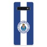 Funda para Samsung Galaxy S10 Plus del Fútbol Club Oporto Escudo Rayas Azul y blanco  - Licencia Oficial Fútbol Club Oporto