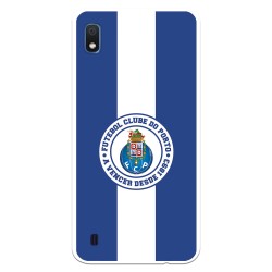 Funda para Samsung Galaxy A10 del Fútbol Club Oporto Escudo Rayas Azul y blanco  - Licencia Oficial Fútbol Club Oporto