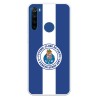 Funda para Xiaomi Redmi Note 8T del Fútbol Club Oporto Escudo Rayas Azul y blanco  - Licencia Oficial Fútbol Club Oporto