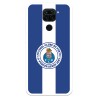 Funda para Xiaomi Redmi Note 9 del Fútbol Club Oporto Escudo Rayas Azul y blanco  - Licencia Oficial Fútbol Club Oporto