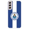 Funda para Samsung Galaxy S22 del Fútbol Club Oporto Escudo Rayas Azul y blanco  - Licencia Oficial Fútbol Club Oporto