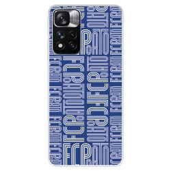 Funda para Xiaomi Redmi Note 11S 4G del Fútbol Club Oporto Nombre Fondo Azul  - Licencia Oficial Fútbol Club Oporto