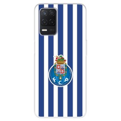 Funda para Realme Narzo 30 5G del Fútbol Club Oporto Escudo Rayas  - Licencia Oficial Fútbol Club Oporto