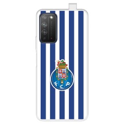 Funda para Honor X10 5G del Fútbol Club Oporto Escudo Rayas  - Licencia Oficial Fútbol Club Oporto