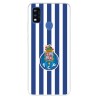 Funda para ZTE Blade A51 del Fútbol Club Oporto Escudo Rayas  - Licencia Oficial Fútbol Club Oporto