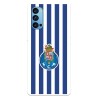 Funda para Oppo Reno4 5G del Fútbol Club Oporto Escudo Rayas  - Licencia Oficial Fútbol Club Oporto