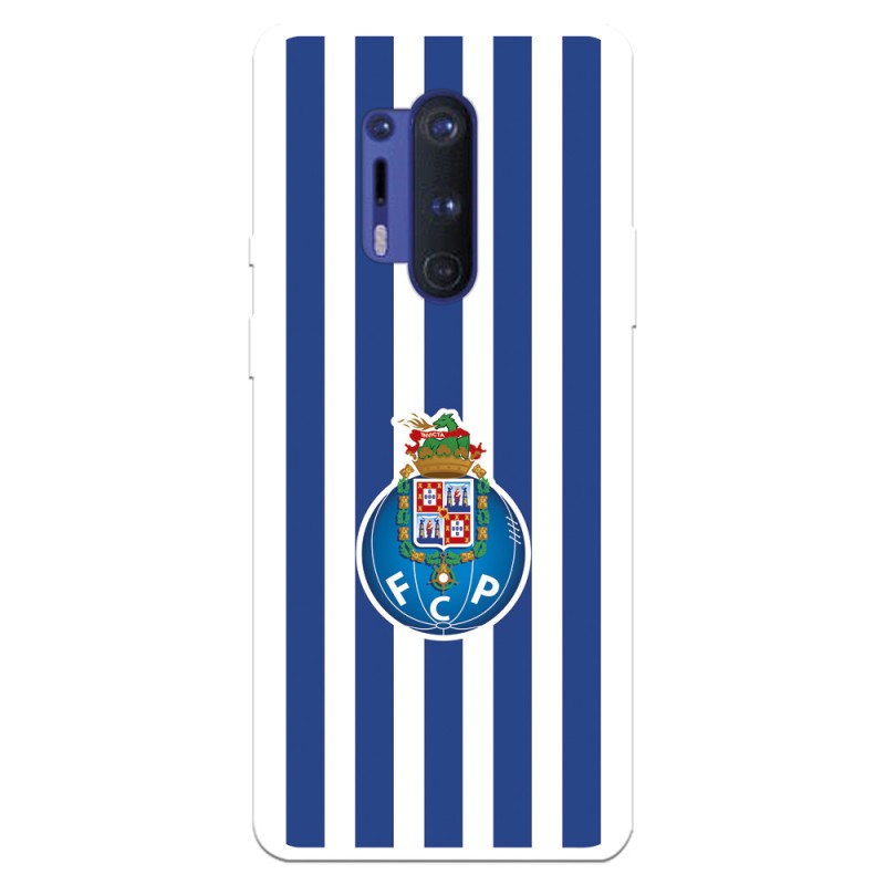 Funda para OnePlus 8 Pro del Fútbol Club Oporto Escudo Rayas  - Licencia Oficial Fútbol Club Oporto