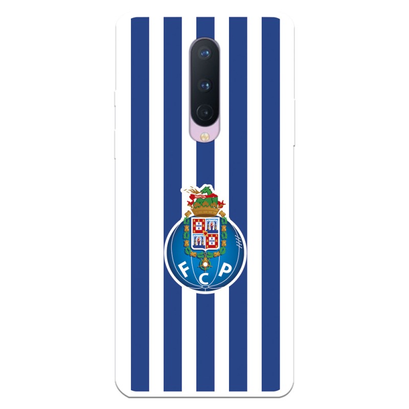 Funda para OnePlus 8 del Fútbol Club Oporto Escudo Rayas  - Licencia Oficial Fútbol Club Oporto