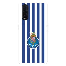 Funda para Oppo Find X2 del Fútbol Club Oporto Escudo Rayas  - Licencia Oficial Fútbol Club Oporto