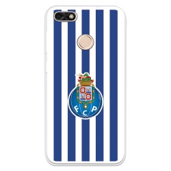 Funda para Huawei Y6 Pro 2017 del Fútbol Club Oporto Escudo Rayas  - Licencia Oficial Fútbol Club Oporto