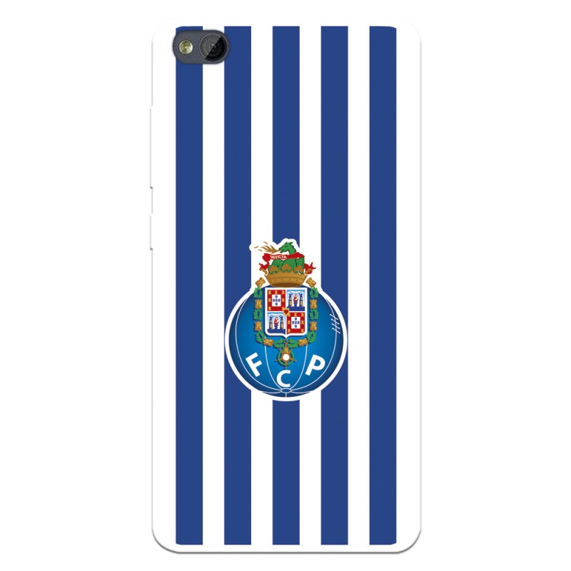 Funda para Xiaomi Redmi 4A del Fútbol Club Oporto Escudo Rayas  - Licencia Oficial Fútbol Club Oporto