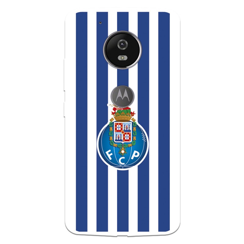 Funda para Motorola Moto G5 del Fútbol Club Oporto Escudo Rayas  - Licencia Oficial Fútbol Club Oporto