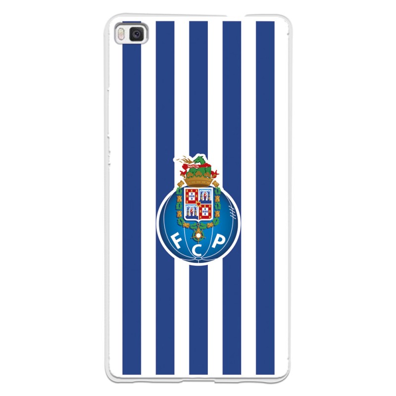 Funda para Huawei P8 del Fútbol Club Oporto Escudo Rayas  - Licencia Oficial Fútbol Club Oporto