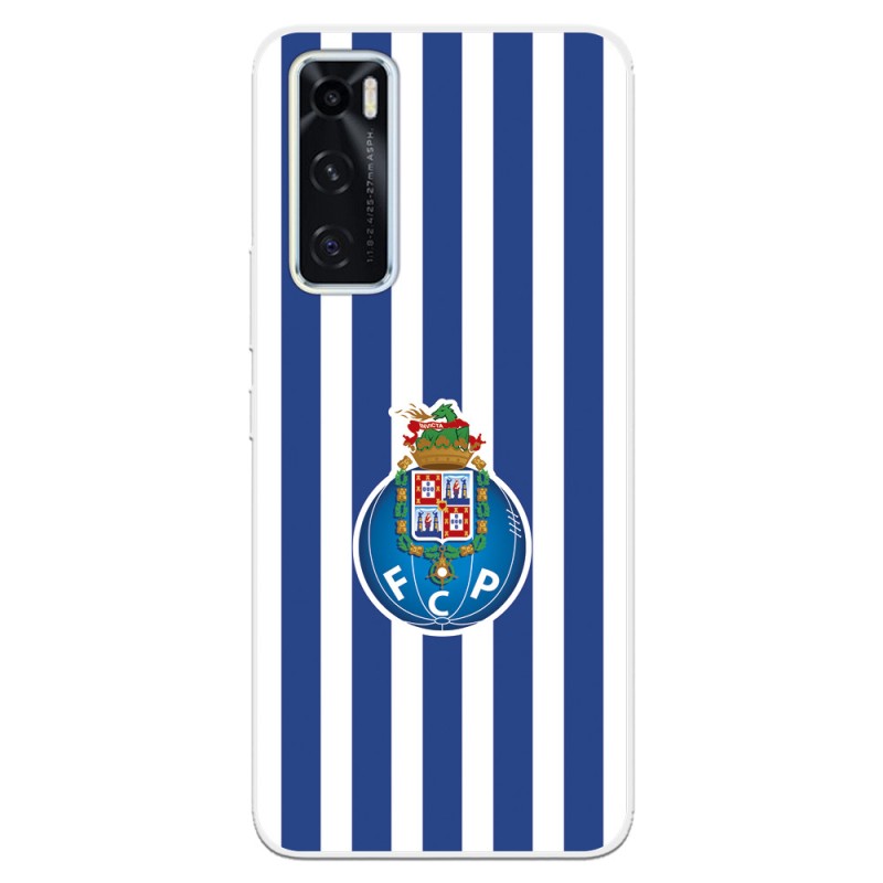 Funda para Vivo Y70 del Fútbol Club Oporto Escudo Rayas  - Licencia Oficial Fútbol Club Oporto