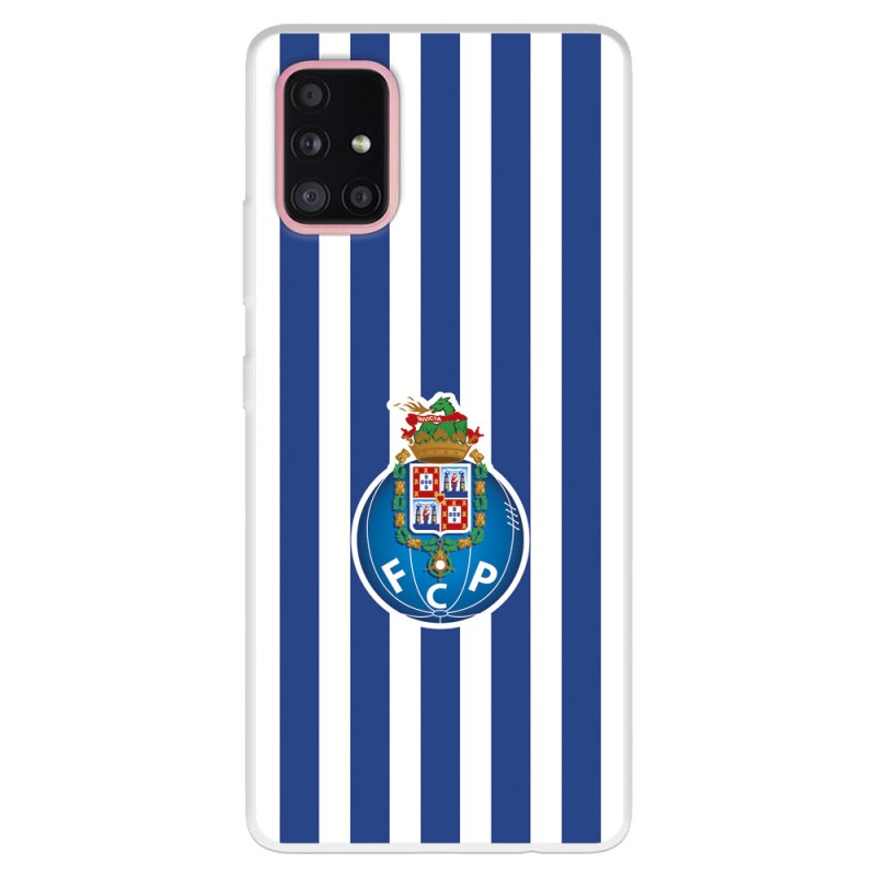 Funda para Samsung Galaxy A51 5G del Fútbol Club Oporto Escudo Rayas  - Licencia Oficial Fútbol Club Oporto