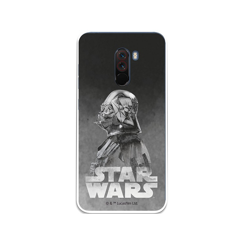 Capa Oficial Star Wars Darth Vader preto para Xiaomi Pocophone F1