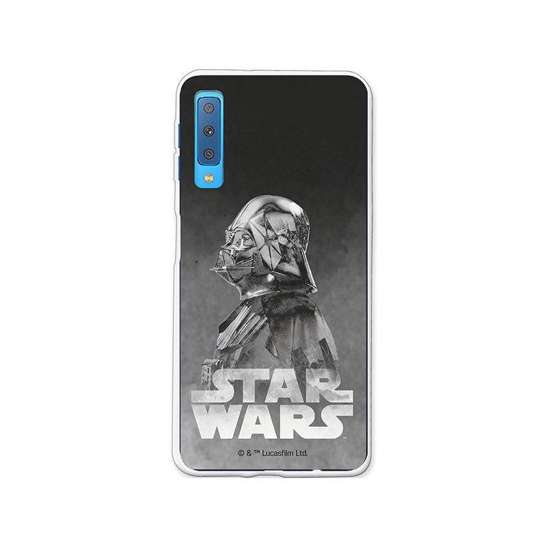 Capa Oficial Star Wars Darth Vader preto para Samsung Galaxy A7 2018