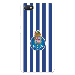 Funda para Xiaomi Redmi 6A del Fútbol Club Oporto Escudo Rayas  - Licencia Oficial Fútbol Club Oporto