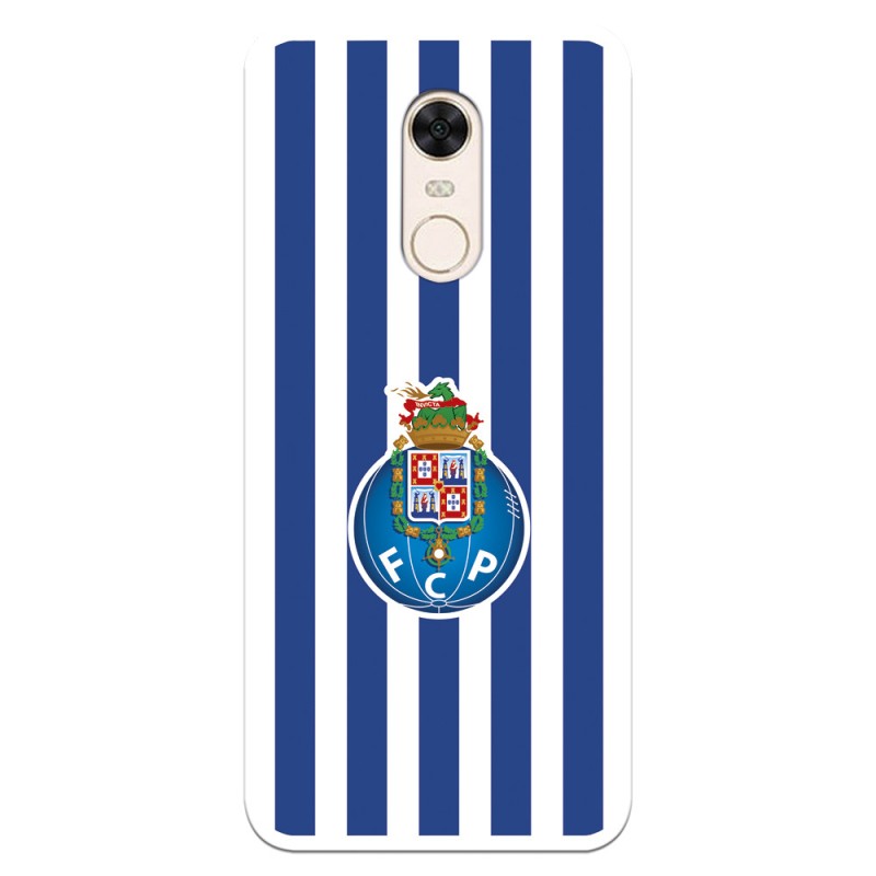 Funda para Xiaomi Redmi 5 Plus del Fútbol Club Oporto Escudo Rayas  - Licencia Oficial Fútbol Club Oporto