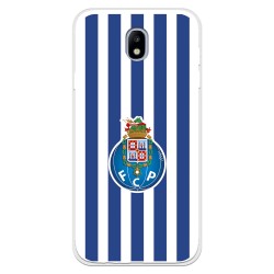 Funda para Samsung Galaxy J7 2017 Europeo del Fútbol Club Oporto Escudo Rayas  - Licencia Oficial Fútbol Club Oporto