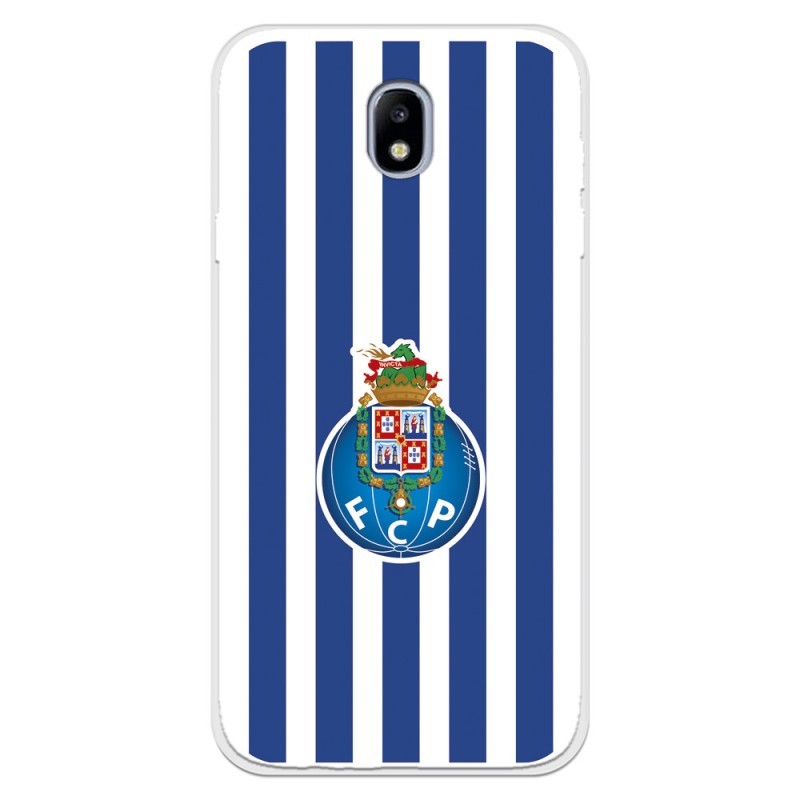 Funda para Samsung Galaxy J7 2017 Europeo del Fútbol Club Oporto Escudo Rayas  - Licencia Oficial Fútbol Club Oporto