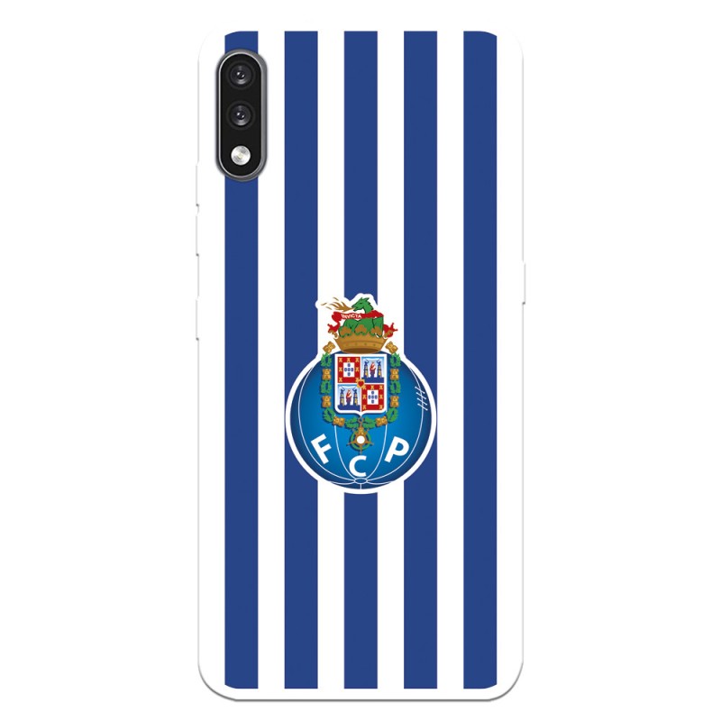 Funda para LG K22 del Fútbol Club Oporto Escudo Rayas  - Licencia Oficial Fútbol Club Oporto