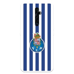 Funda para Oppo Reno2 Z del Fútbol Club Oporto Escudo Rayas  - Licencia Oficial Fútbol Club Oporto