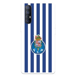 Funda para Oppo Find X2 Neo del Fútbol Club Oporto Escudo Rayas  - Licencia Oficial Fútbol Club Oporto