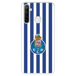 Funda para Realme 6i del Fútbol Club Oporto Escudo Rayas  - Licencia Oficial Fútbol Club Oporto