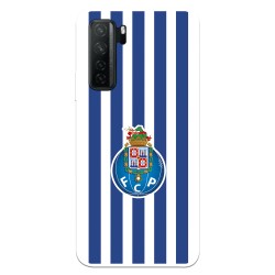 Funda para Huawei P40 Lite 5G del Fútbol Club Oporto Escudo Rayas  - Licencia Oficial Fútbol Club Oporto