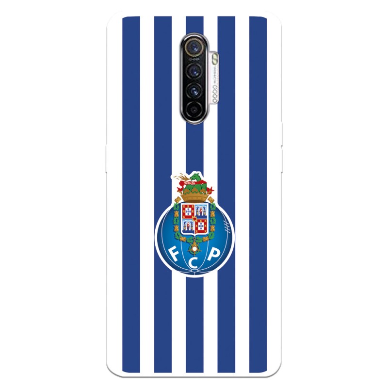 Funda para Realme X2 Pro del Fútbol Club Oporto Escudo Rayas  - Licencia Oficial Fútbol Club Oporto