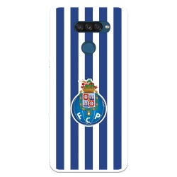 Funda para LG K50s del Fútbol Club Oporto Escudo Rayas  - Licencia Oficial Fútbol Club Oporto