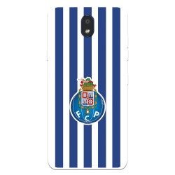 Funda para LG K30 del Fútbol Club Oporto Escudo Rayas  - Licencia Oficial Fútbol Club Oporto