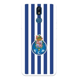 Funda para LG K40 del Fútbol Club Oporto Escudo Rayas  - Licencia Oficial Fútbol Club Oporto