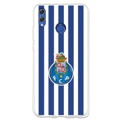 Funda para Honor 8X del Fútbol Club Oporto Escudo Rayas  - Licencia Oficial Fútbol Club Oporto