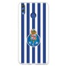 Funda para Honor 8X del Fútbol Club Oporto Escudo Rayas  - Licencia Oficial Fútbol Club Oporto