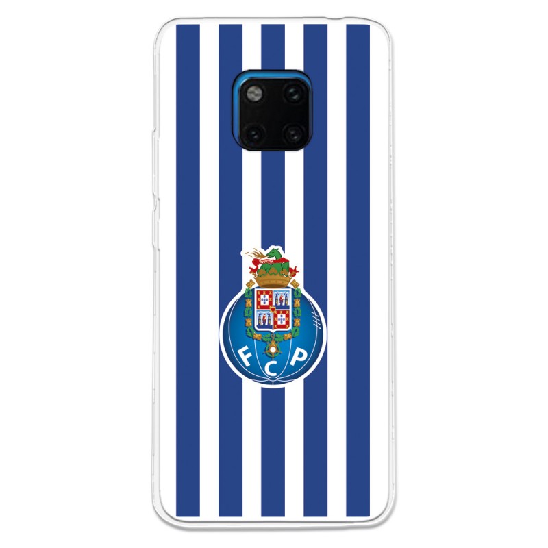 Funda para Huawei Mate 20 Pro del Fútbol Club Oporto Escudo Rayas  - Licencia Oficial Fútbol Club Oporto