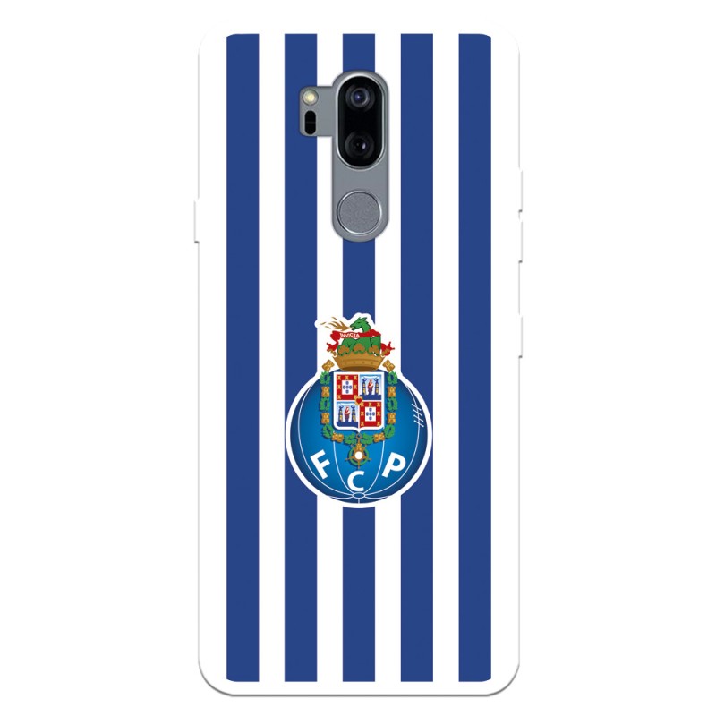 Funda para LG G7 del Fútbol Club Oporto Escudo Rayas  - Licencia Oficial Fútbol Club Oporto