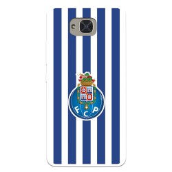 Funda para BQ Aquaris U2 del Fútbol Club Oporto Escudo Rayas  - Licencia Oficial Fútbol Club Oporto