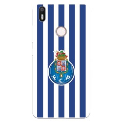 Funda para BQ Aquaris X del Fútbol Club Oporto Escudo Rayas  - Licencia Oficial Fútbol Club Oporto