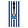 Funda para LG K8 2017 del Fútbol Club Oporto Escudo Rayas  - Licencia Oficial Fútbol Club Oporto